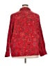 Basic Editions Paisley Red Long Sleeve Blouse Size 2X - photo 2