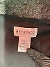 metaphor 100% Polyester Animal Print Brown Short Sleeve Blouse Size L - photo 7