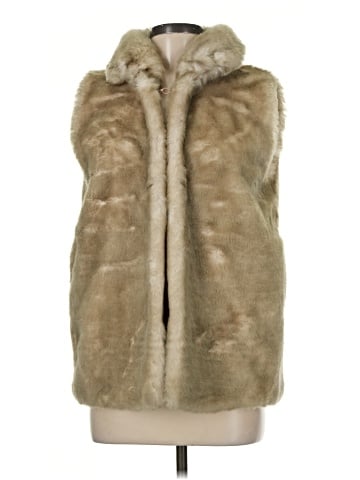 Zara Faux Fur Vest (view 1)