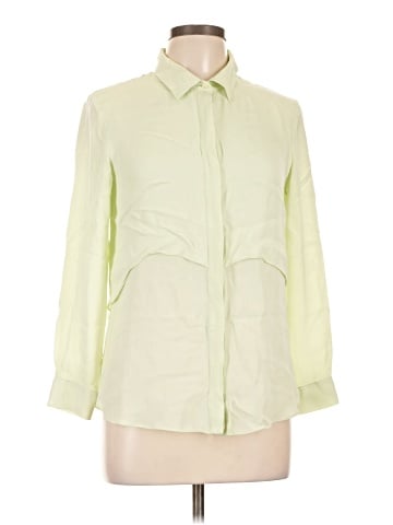 Theory 3/4 Sleeve Silk Top (view 1)