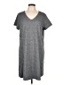 J.Jill Solid Gray Casual Dress Size L - photo 1