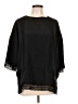 St. John Black 3/4 Sleeve Silk Top Size L - photo 1