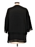 St. John Black 3/4 Sleeve Silk Top Size L - photo 2