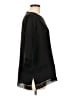 St. John Black 3/4 Sleeve Silk Top Size L - photo 4