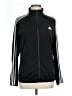 Adidas 100% Polyester Black Track Jacket Size L - photo 1