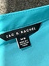 Zac & Rachel 100% Polyester Teal Sleeveless Blouse Size M - photo 7