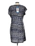 Nicole Miller Print Blue Casual Dress Size L - photo 2
