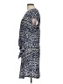 Nicole Miller Print Blue Casual Dress Size L - photo 5