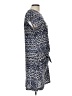 Nicole Miller Print Blue Casual Dress Size L - photo 4