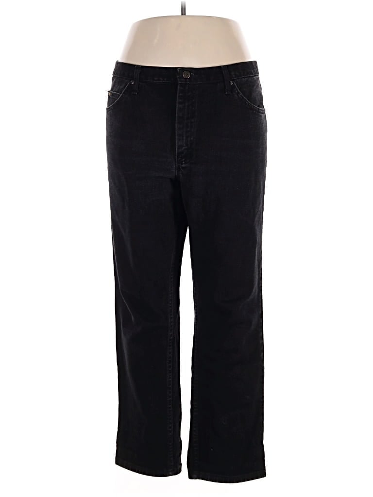 Pre-owned Lee Casual Pants In Black
