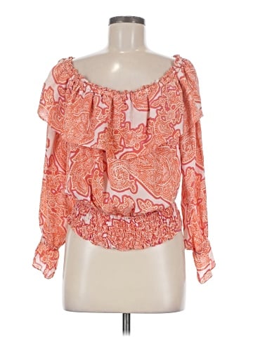 MICHAEL Michael Kors 3/4 Sleeve Silk Top (view 1)