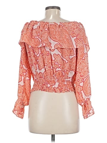 MICHAEL Michael Kors 3/4 Sleeve Silk Top (view 2)
