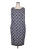 Alyx Polka Dots Blue Cocktail Dress Size 20 - photo 1