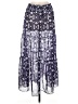 MILLY Cabana 100% Polyester Graphic Purple Casual Skirt Size M - photo 1