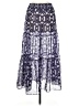 MILLY Cabana 100% Polyester Graphic Purple Casual Skirt Size M - photo 2