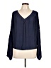 Ramy Brook 100% Polyester Blue Long Sleeve Blouse Size L (estimated) - photo 1