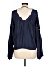 Ramy Brook 100% Polyester Blue Long Sleeve Blouse Size L (estimated) - photo 2