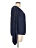 Ramy Brook 100% Polyester Blue Long Sleeve Blouse Size L (estimated) - photo 4