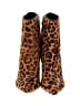 Marc Fisher Animal Print Brown Ankle Boots Size 7 1/2 - photo 2