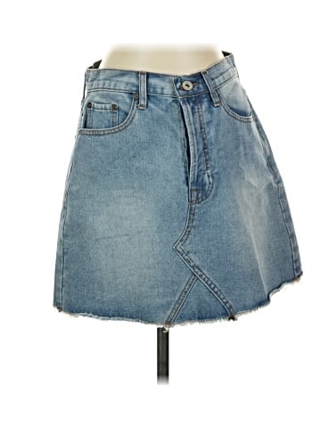 Umgee Denim Skirt (view 1)