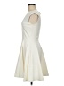 Bar III Solid Ivory Cocktail Dress Size M - photo 5