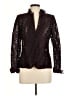 AKRIS 100% Polyester Burgundy Blazer Size 6 - photo 1