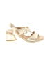 Paul Green Metallic Ivory Sandals Size UK 6 / US 8 - photo 1