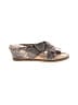 Donald J Pliner 100% Leather Animal Print Tan Wedges Size 9 - photo 1