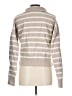 Nicole Miller New York Stripes Tan Pullover Sweater Size L - photo 2