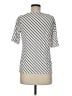 Talbots Stripes Blue Ivory Short Sleeve T-Shirt Size M - photo 2