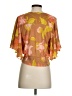 Tiny 100% Rayon Orange Short Sleeve Blouse Size S - photo 2
