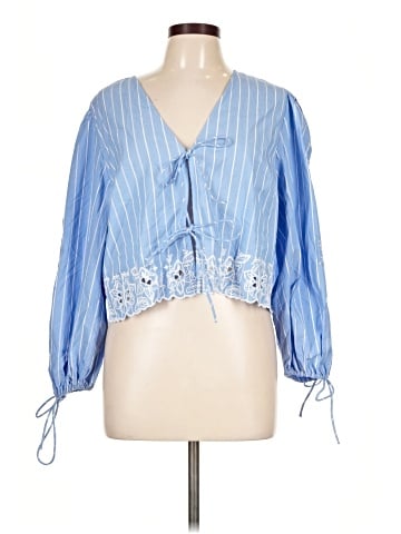 Future Collective 3/4 Sleeve Blouse (view 1)
