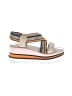 Stella McCartney Color Block White Tan Wedges Size EU 40 - photo 1