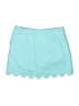 Lilly Pulitzer 100% Cotton Solid Teal Skort Size 0 - photo 2
