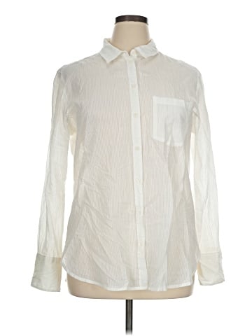 H&M L.O.G.G. Long Sleeve Button-Down Shirt (view 1)