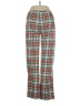 Assorted Brands Plaid Green Casual Pants Size S - photo 2