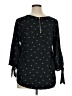 Papermoon Teal 3/4 Sleeve Blouse Size XL - photo 2