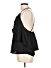Active 100% Polyester Black Sleeveless Blouse Size L - photo 5