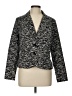 Sandro Studio 100% Polyester Animal Print Black Blazer Size L - photo 1