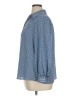 Max Studio 100% Polyester Polka Dots Blue Long Sleeve Blouse Size 1X - photo 5