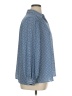 Max Studio 100% Polyester Polka Dots Blue Long Sleeve Blouse Size 1X - photo 4