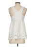 Wolven 100% Cotton White Sleeveless Blouse Size XXS - photo 2