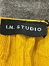 I.N. Studio 100% Rayon Yellow Short Sleeve Blouse Size L (estimated) - photo 7