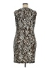 Dana Buchman Animal Print Brown Cocktail Dress Size 14 - photo 2