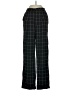 Hippie Rose Plaid Black Casual Pants Size S - photo 1