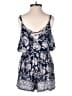 Angie 100% Rayon Paisley Blue Romper Size S - photo 2