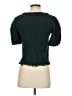 Zara TRF Green Short Sleeve Blouse Size XS - photo 2