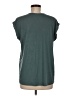 Unbranded 100% Polyester Stars Green Short Sleeve Blouse Size M - photo 2