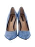 Kenneth Cole REACTION 100% Leather Blue Heels Size 6 - photo 2