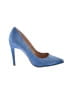 Kenneth Cole REACTION 100% Leather Blue Heels Size 6 - photo 1